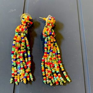 Beaded earrings-3inches